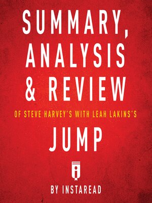cover image of Summary, Analysis & Review of Steve Harvey's with Leah Lakins's Jump by Instaread